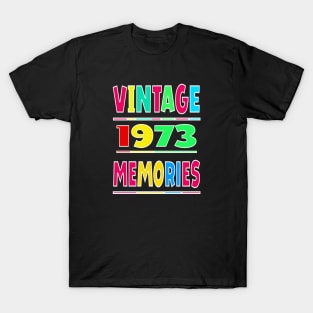 Vintage 1973 memories T-Shirt